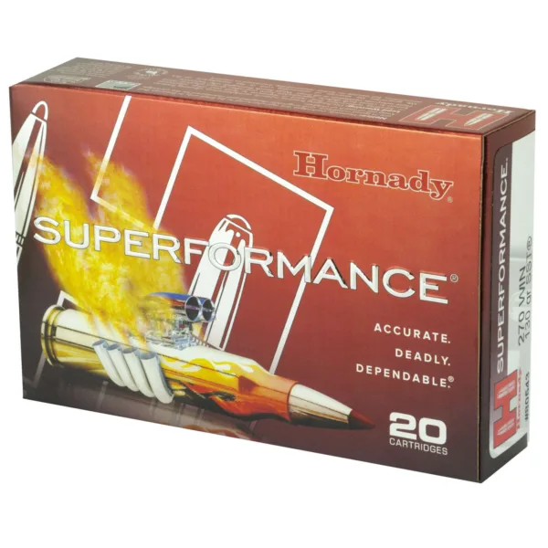 HORNADY SUPERFORMANCE AMO 270 WIN 130GR SST SPF 20RD (10 BOX CASE) - Image 2