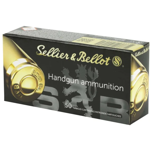 SELLIER & BELLOT AMO 380 AUTO 95GR FMJ 50-RD ( 20 BOXES PER CASE ) - Image 2