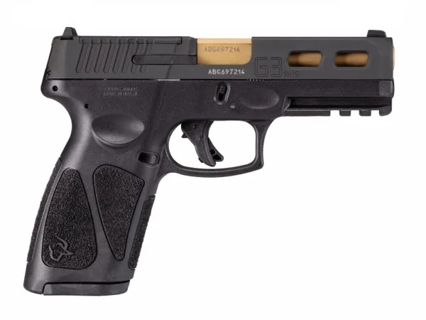 TAURUS G3 9MM BLK/BLK 4" OR GOLD BBL#