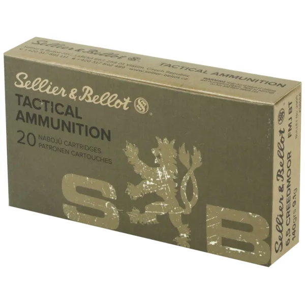 SELLIER & BELLOT AMO 6.5 CREEDMOOR 140GR FMJ 20-RD ( 25 BOXES PER CASE ) - Image 2
