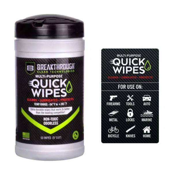 BREAKTHROUGH  BCT SYNTHETIC CLP QUICK WIPE 50 COUNT CANISTER