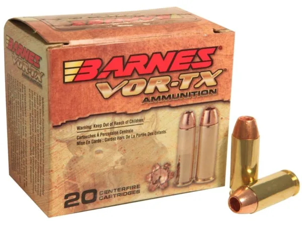 Barnes VOR-TX Handgun Ammunition 10mm Auto 155 gr XPB 20 rounds