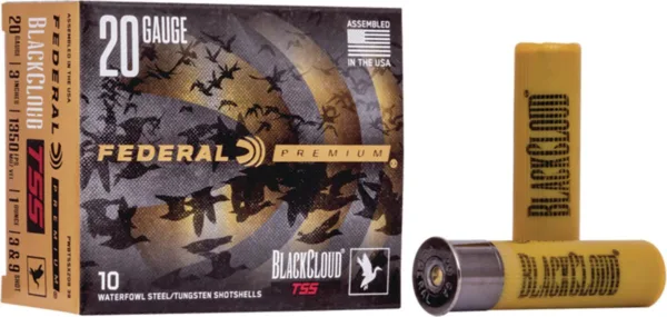 Federal Black Cloud TSS Shotshell 20ga 3" 1oz #3 FS &# 9 TSS 10/ct