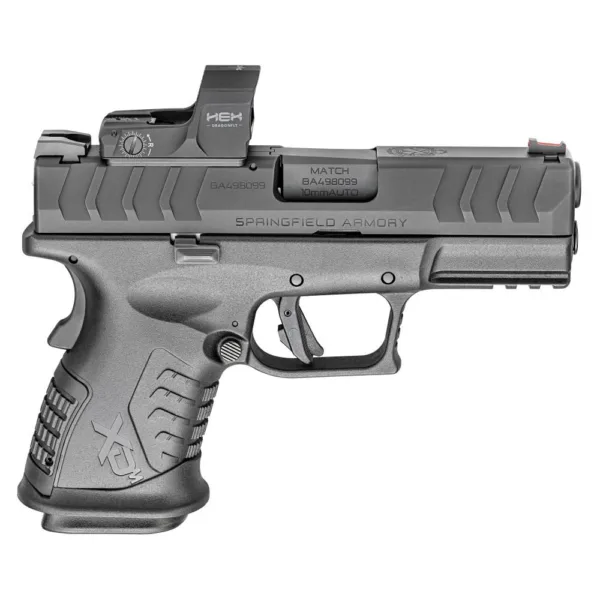Springfield Armory XDM Elite Compact OSP Handgun 10mm 11rd Magazines (2) 3.8" Barrel Black with Hex Dragonfly Red Dot