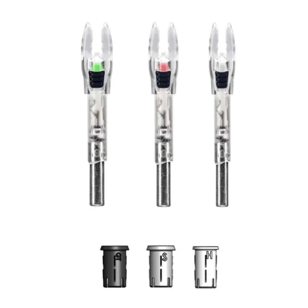 Feradyne Nockturnal Shift Nock Universal Size Red Lighted 2-Pack