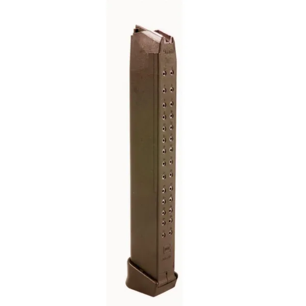 Glock Gen5 Factory Magazine for G17 G17L G19 G19X G26 G34 FDE 9mm Luger 33/rd Pkg