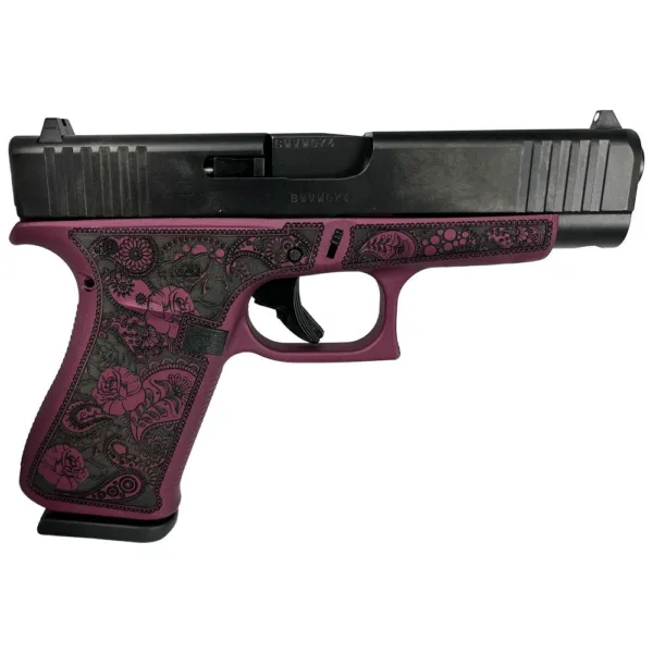 Glock 48 Custom "Black Cherry Paisley Frame" Handgun 9mm Luger 10/rd Magazines (2) 4.17" Barrel Austria