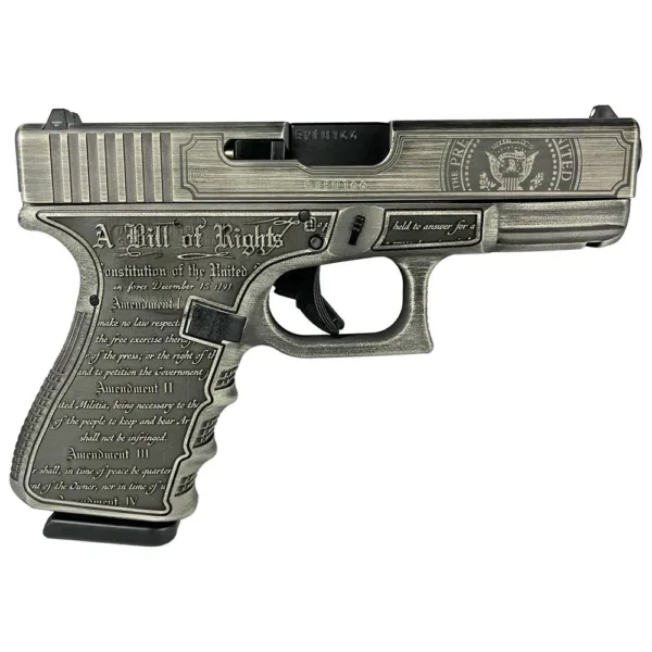 Glock 19 Gen 3 "Trump 2024" Handgun 9mm Luger 15/rd Magazines (2) 4" Barrel Austria