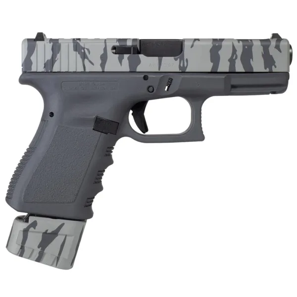 Glock 19 Gen 3 Custom "Sniper Grey/Tiger Stripe Extended Mag" Handgun 9mm Luger 17rd Magazine 4" Barrel