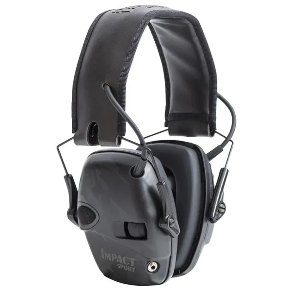 Impact Sport Electronic Earmuff NRR 22db Multi-Cam Black