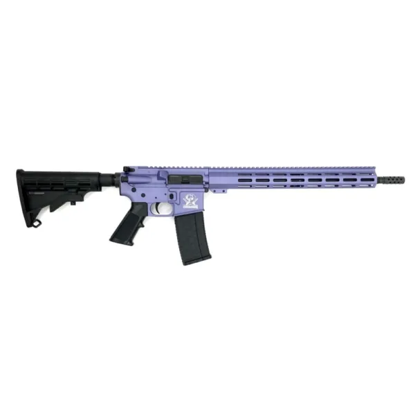 GLFA .223 Wylde Rifle .223 Wylde 10rd Magazine 16" Threaded Barrel Wild Orchid with 15.25" Handguard CA Compliant