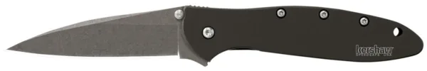Kershaw Knives Ken Onion Leek 3" Blade Stonewash - Black