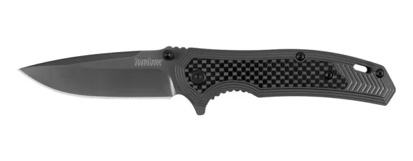 Kershaw Fringe A/O Frame Lock Knife Gray SS/Carbon Fiber (3" Gray)