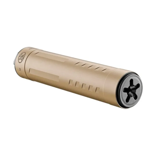 FN Catch 22 Ti Suppressor .22 LR/17 HMR 5.25" 1/2"x28 Thread FDE