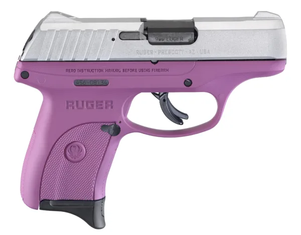 RUGER EC9S 9MM ALUM/PURP 7+1 FS SFTY