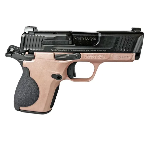 S&W CSX "Rose Frame" Handgun 9mm Luger 10&12rd Magazines 3.1" Barrel Thumb Safety Black Slide