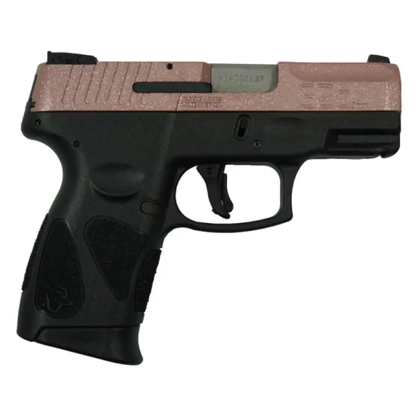 Taurus G2C "Rose Gold Glitter" Handgun 9mm Luger 12rd Magazines(2) 3.2" Barrel