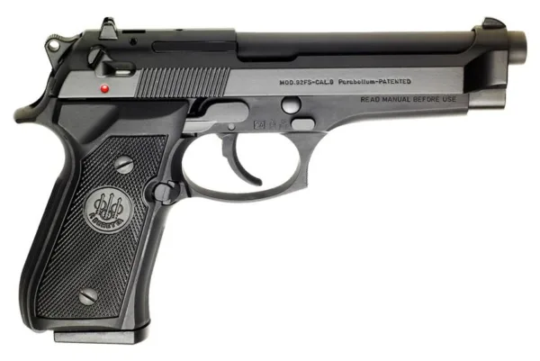 Beretta 92FS Handgun 9mm Luger 15rd Magazines(3) 4.9" Barrel
