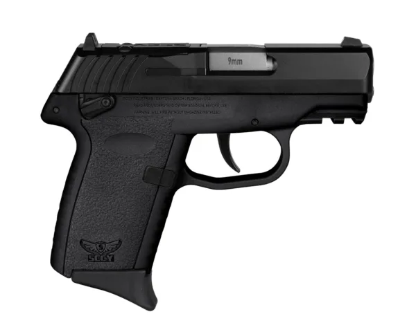 SCCY CPX-1 RDR Handgun 9mm Luger 10rd Magazine 3.1" Barrel External Safety Only Black Slide/Black Frame