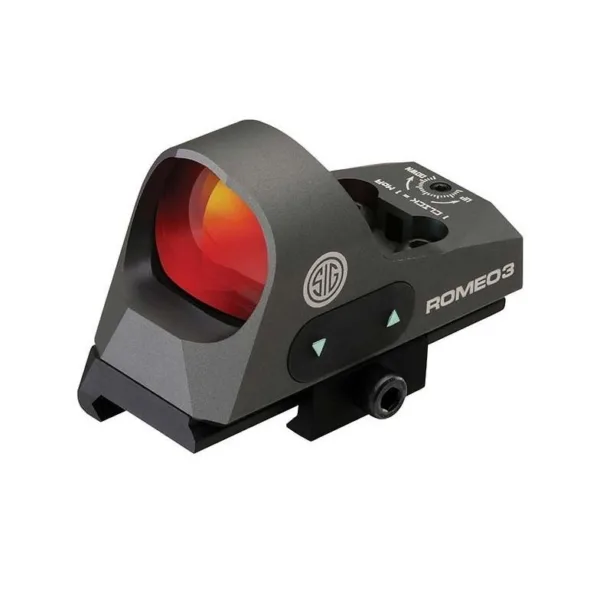 Sig Sauer ROMEO3 Reflex Sight - 1x25mm 3 MOA Red Dot 1.0 MOA Adj M1913