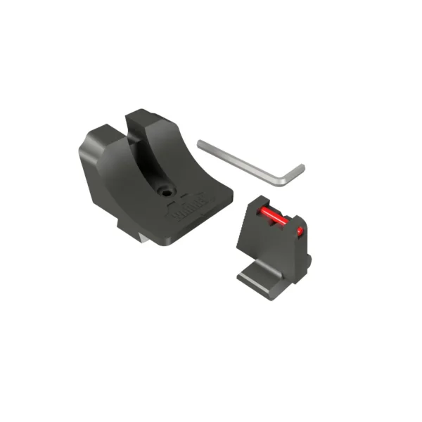 Canik Warren Tactical Suppressor Sight Fiber Front Wide Blacked Out Rear