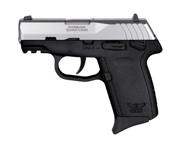 SCCY INDUSTRIES CPX-1 G3 9MM SS/BLK 10+1 SFTY