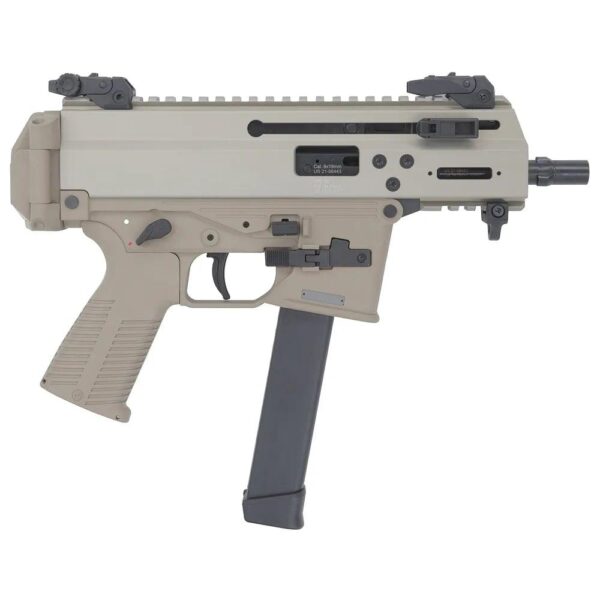 B&T APC9K Pro Handgun 9mm Luger 33rd Magazine 4.3" Barrel Coyote Tan with Glock Lower