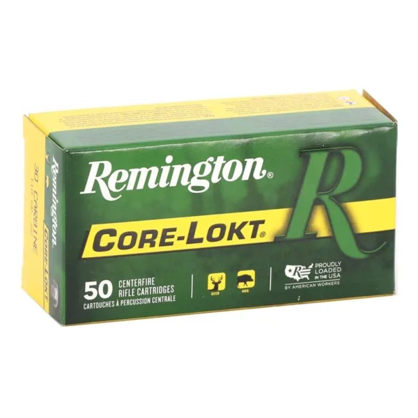 Remington Core-Lokt Rifle Ammunition .30 Carbine 110 gr SP 1990 fps 50/ct