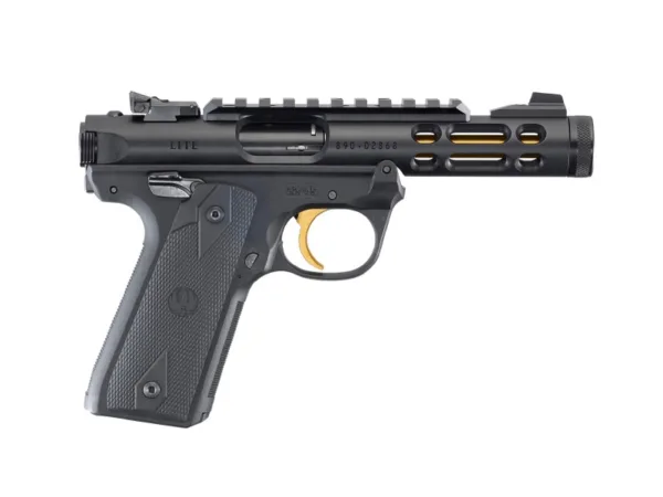 RUGER MKIV 22/45 LT 22LR BLK/GLD BBL