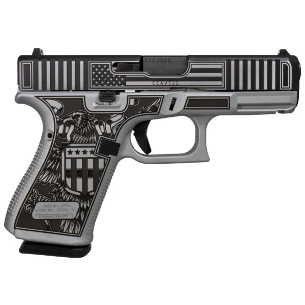 Glock G19 Gen 5 Custom Trump "Take America Back" Handgun 9mm Luger 15rd Magazines (3) 4.02" Barrel Austria