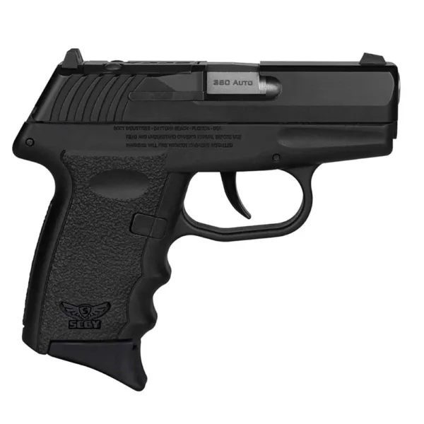 SCCY CPX-3 Handgun .380 10rd Magazines (2) 2.96" Barrel Black No External Safety Red Dot Ready