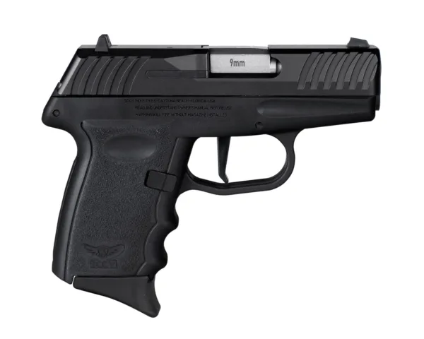 SCCY DVG-1 Handgun 9mm Luger 10rd Magazine 3.1" Barrel Striker Fired Black Slide/Black Frame