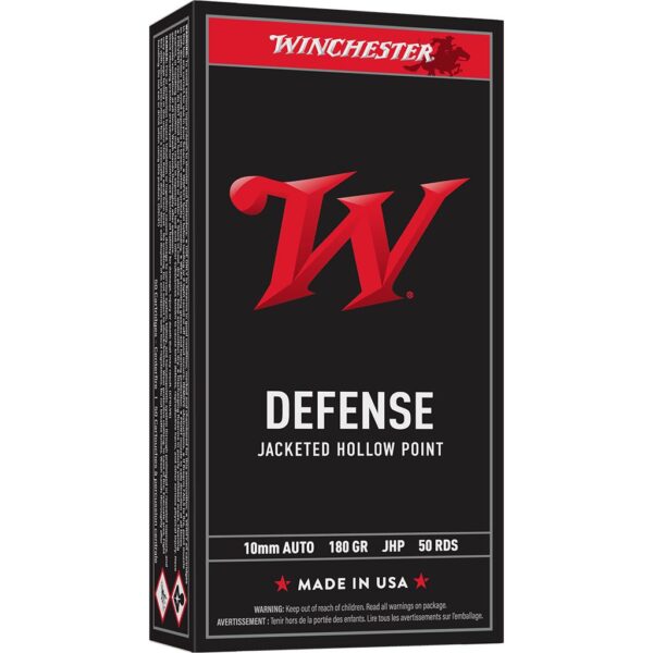 Winchester USA  Handgun Ammunition 10mm Auto 147gr JHP 1235 fps 50/ct