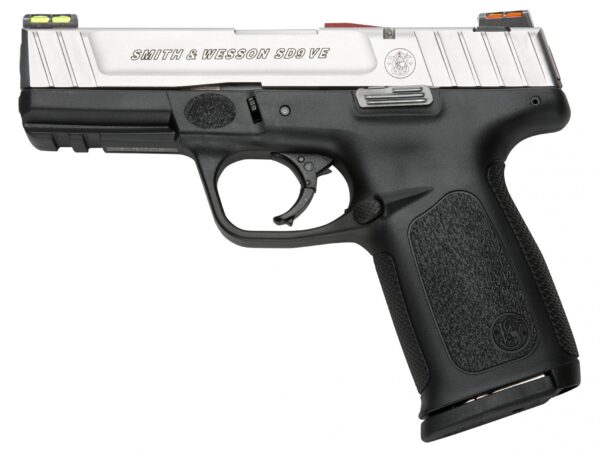SMITH AND WESSON SD9VE 9MM 10+1 4" SS HI-VIZ  #