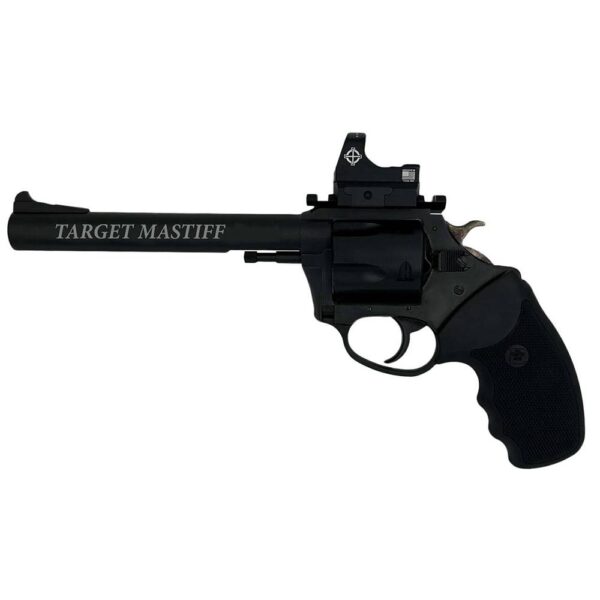 Charter Target Mastiff 6in 5 Shot 44 SPL Blacknitride Picatinny Optic