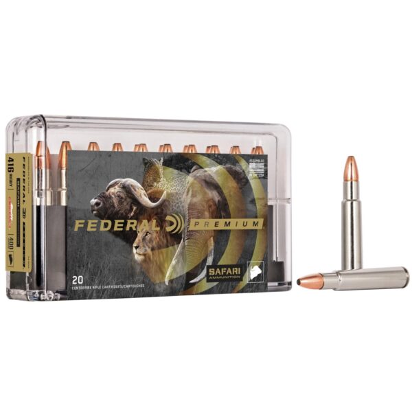 Federal Premium Cape-Shok Rifle Ammunition .416 Rigby 400 gr SAF 2400 fps - 20/box