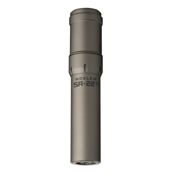 Nosler SR-22 Ti Suppressor 1/2x28 .22 Cal 7.53" Grey