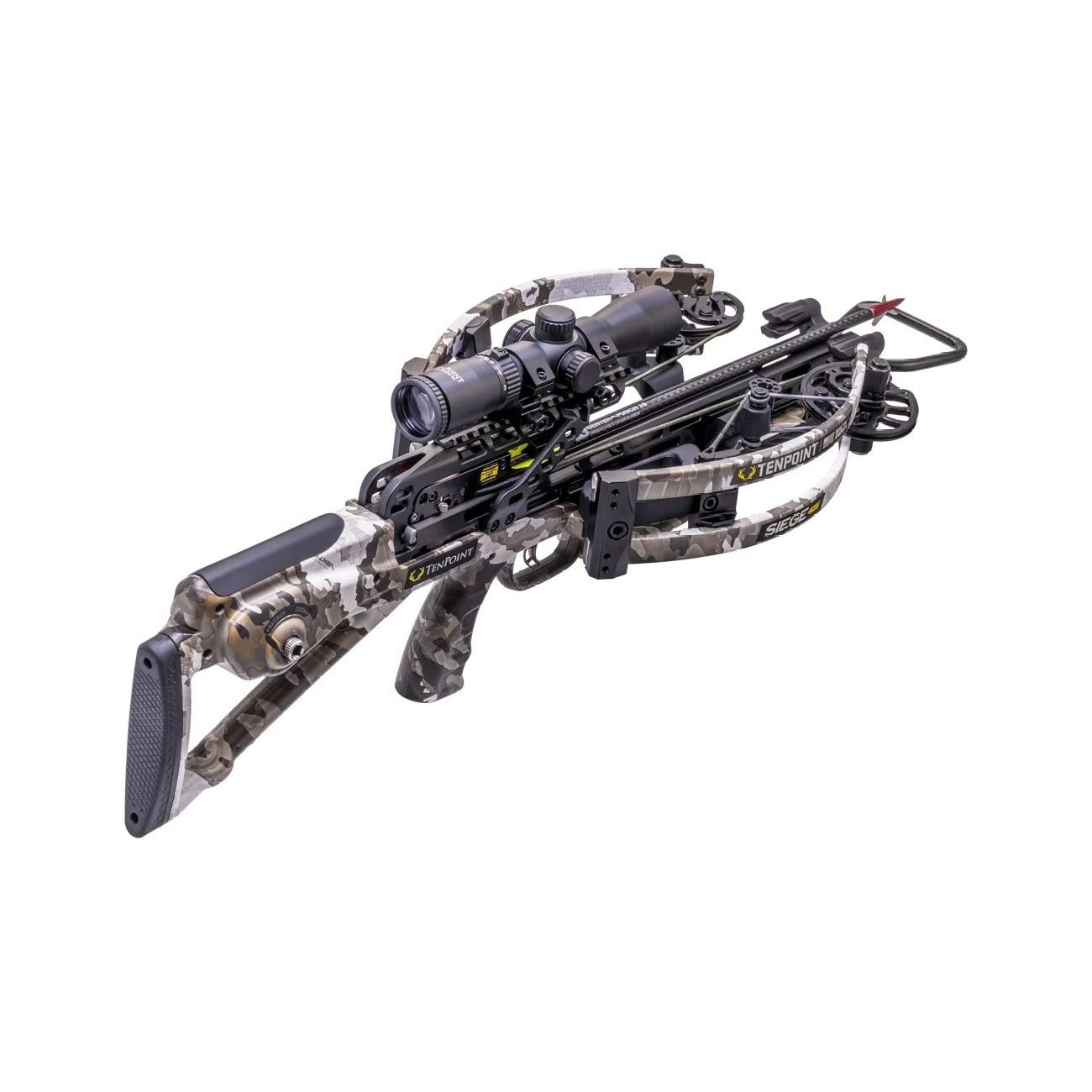 TenPoint Siege 425 Reverse Draw Crossbow ACUslide RangeMaster 100 Scope Vektra