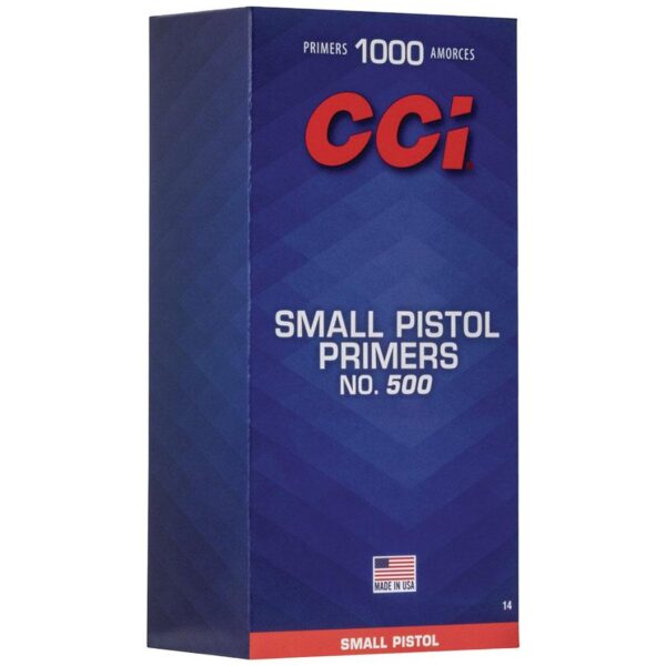 CCI Standard Primers #500 Small Pistol 1000/ct