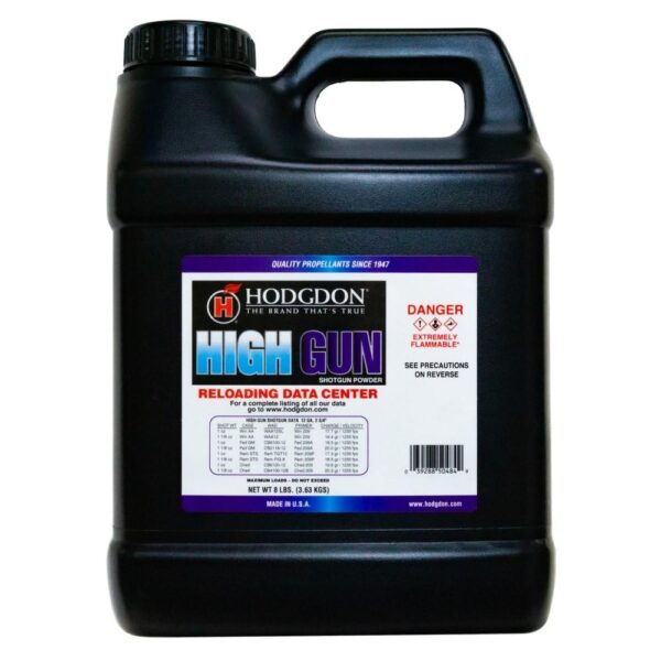 Hodgdon High Gun Shotgun/Pistol Powder - 8lbs