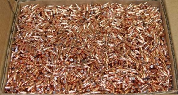 Hornady Traditional / FMJ Rifle Bullets .30 cal .308" 150 gr FMJ-BT CANN 2100/ct (Bulk)