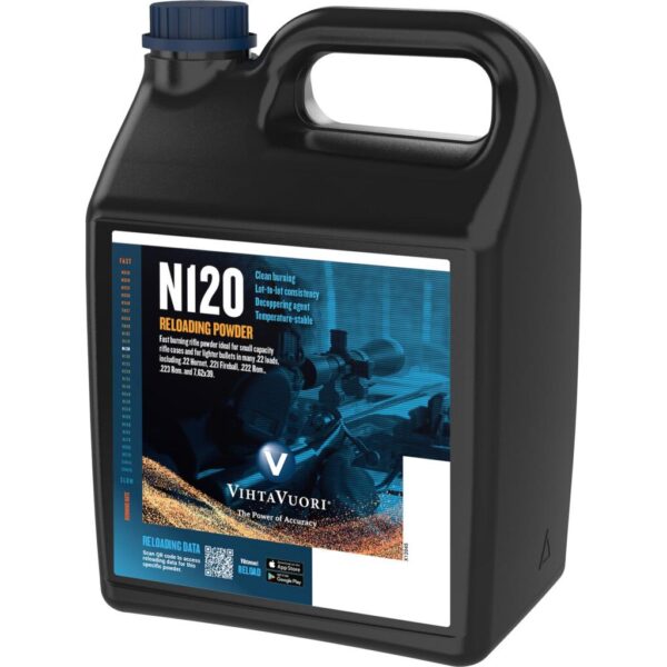 VihtaVouri N120 Rifle Powder - 8lbs