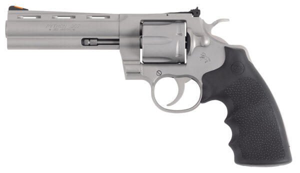 CLT PYTHON 357MAG 5 MATTE SS RUBBER BLEM