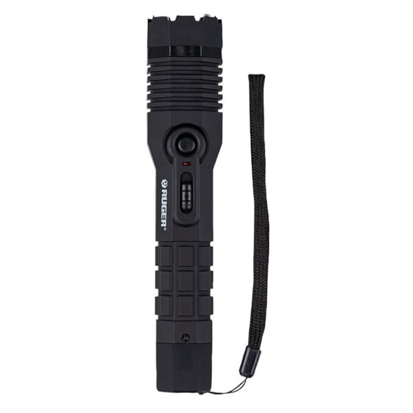 Sabre Ruger Stun Gun with Flashlight 300 Lumen Black