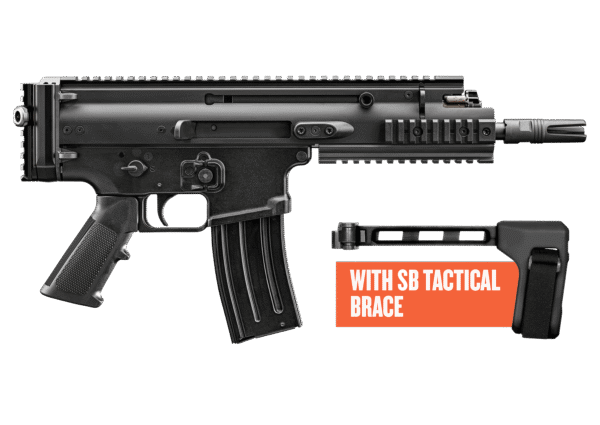FN SCAR 15P 5.56MM BLK 7.5" BRACE