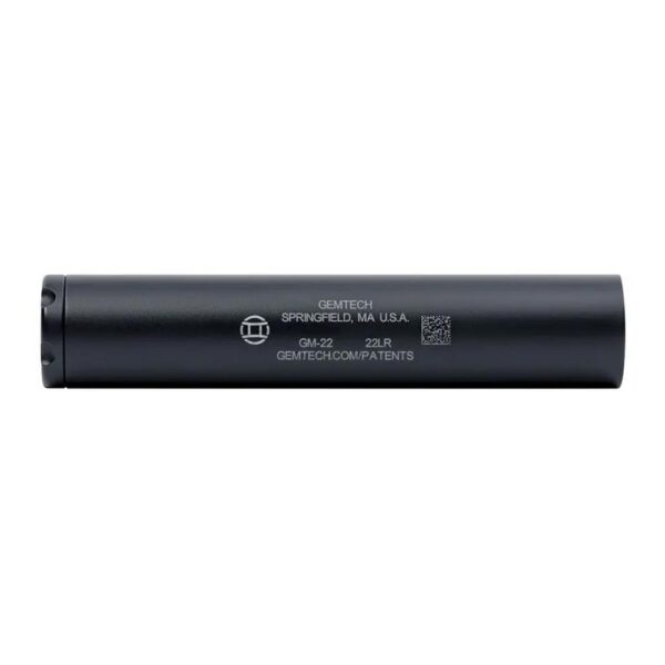 USED Gemtech GM-22 Suppressor .22 LR 5" 1/2x28 Thread Black