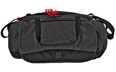 GGG RANGE BAG BLACK W/RED ZIPPER PUL