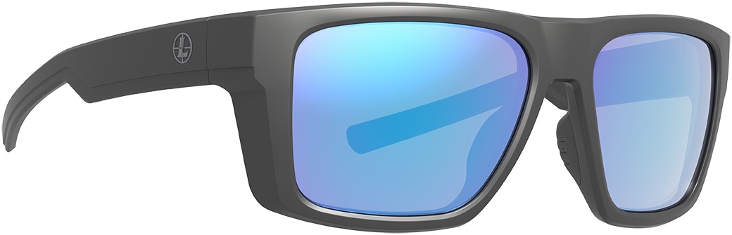 LEU 186749 SKYLINE MATTE BLACK BLUE MIRROR