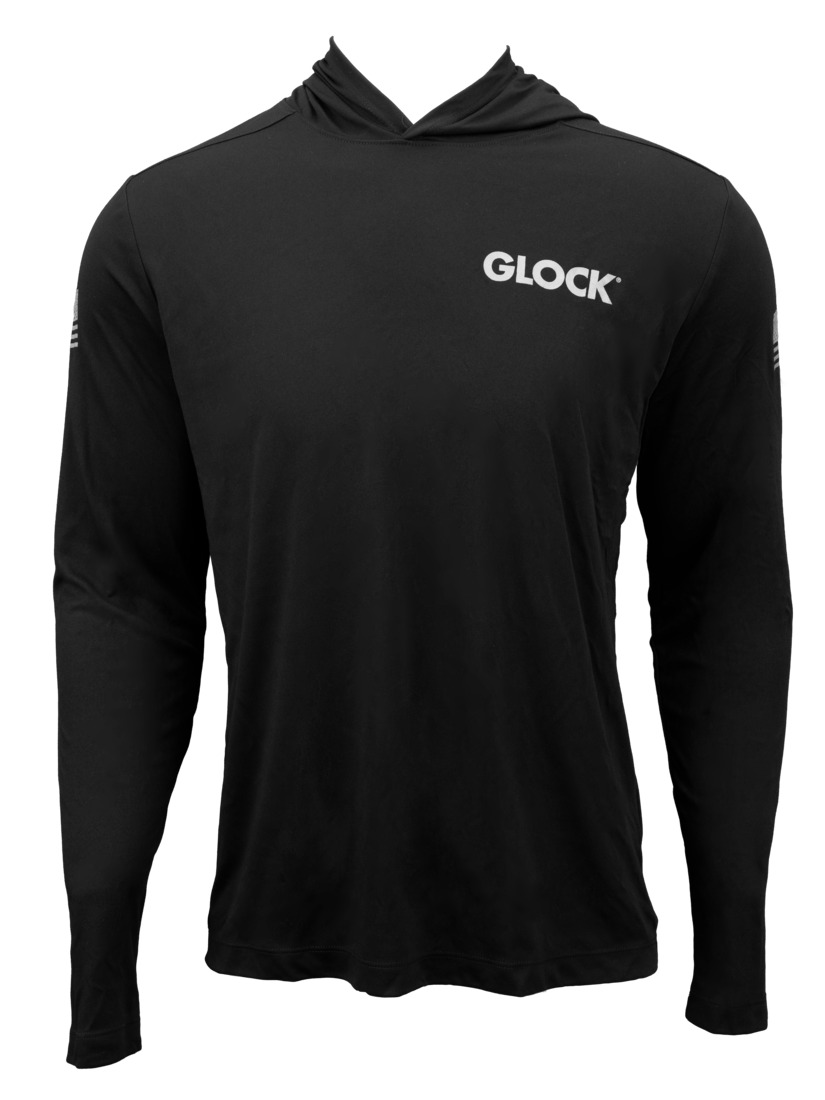 GLK AP96413 HOODED PERFORMANCE SHIRT 2XL BLK